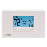 LuxPro Push Button Thermostat, 7 Day, 2H2C