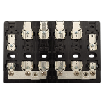 Fuse Holder, 6 Pole, 30/60/60 Amp, 250V
