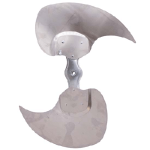 Fan Blade, 24", CW, 2-20, 1/2" Bore