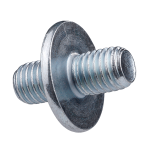 Connector, Pivot, Steel Plated Brass, 1/4In