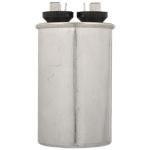 Round Single Run Capacitor, 25 MFD, 370V