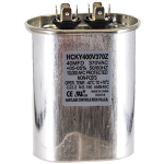 Single Run Capacitor, 40 MFD, 370V, Oval