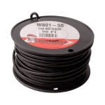 Wire,THHN, 8 Ga.,Blk,100'